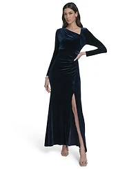 Eliza J Women's Velvet Ruched Gown