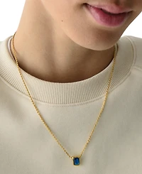 kate spade new york Cubic Zirconia Molten Pendant Necklace