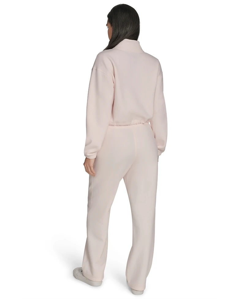 Calvin Klein Performance Women's High-Waist Straight-Leg Sweatpants