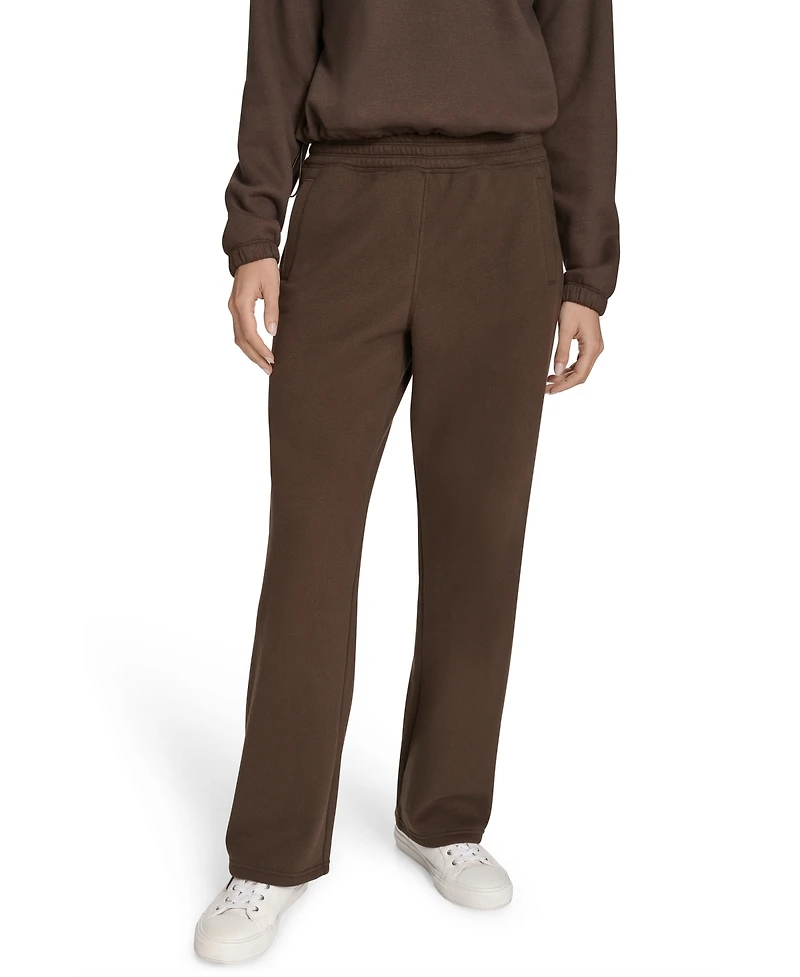 Calvin Klein Performance Women's High-Waist Straight-Leg Sweatpants