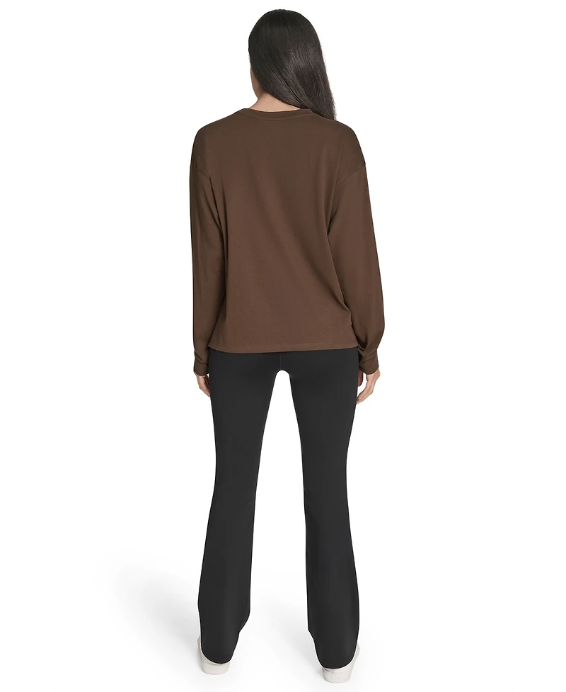 Calvin Klein Performance Women's Long-Sleeve Crewneck T-Shirt