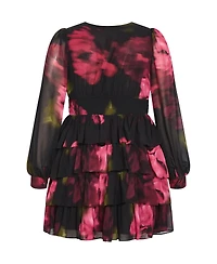 City Chic Women's Kailey Print Mini Dress
