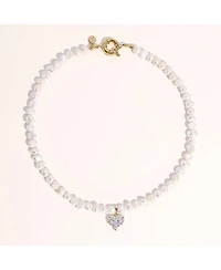 Lola Gold Heart Charm Necklace