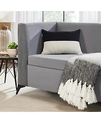 Ihi Home Velvet Linen Decorative Pillow Cover, 14" x 20"