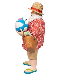 Kurt Adler 10.5-Inch Fabriche Palm Beach Santa