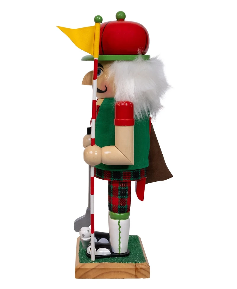 Kurt Adler 12-Inch Wooden Golf Nutcracker