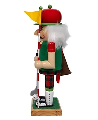 Kurt Adler 12-Inch Wooden Golf Nutcracker