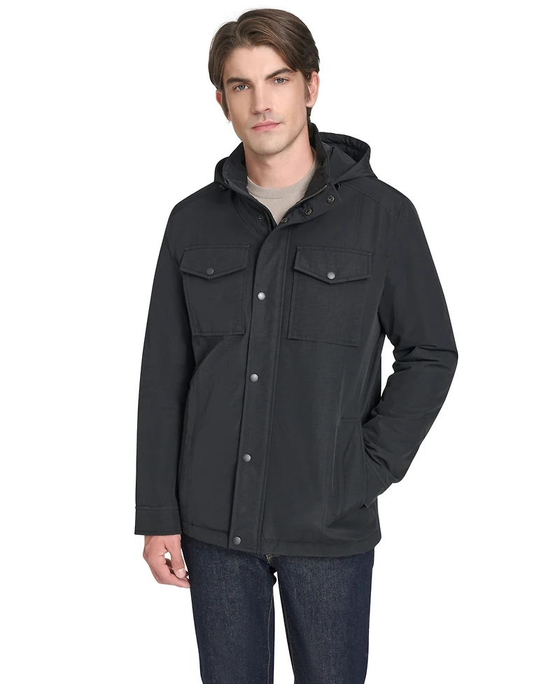 Cole Haan Men's Cotton-Touch Nylon Field Jacket
