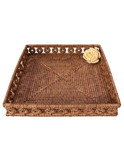 Artifacts Rattan Inna Design Square Tray
