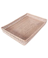 Artifacts Rattan Seca Design Rectangular Tray 21"