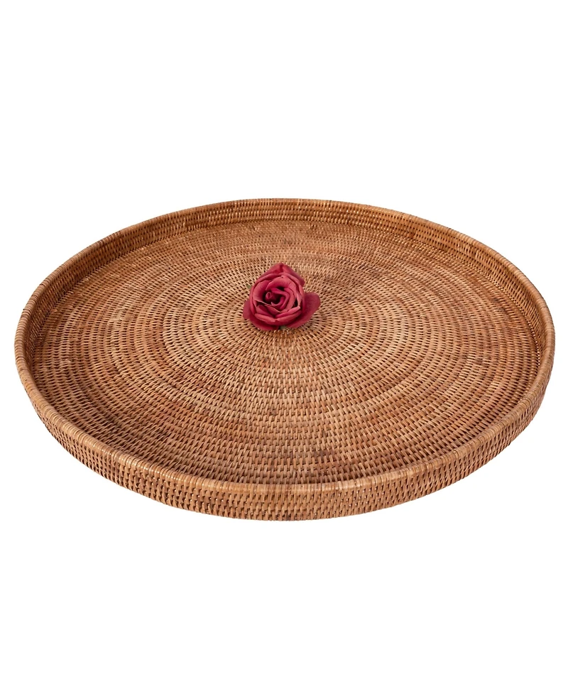 Artifacts Rattan Round Tray 28"