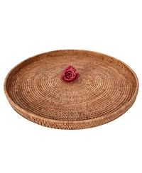 Artifacts Rattan Round Tray 28"