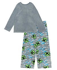 Minecraft Boys 6-12 2-Piece Print T-Shirt and Pants Pajama Set