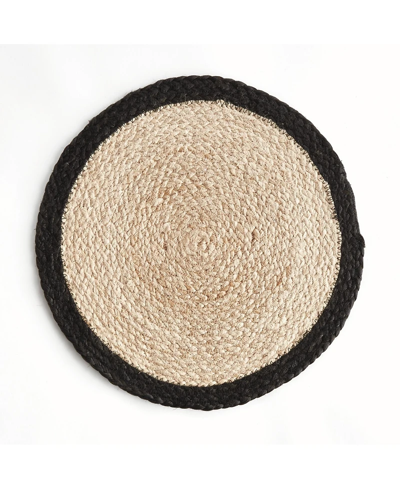 Napa Home & Garden Jute Coil Round Placemats, Set of 8