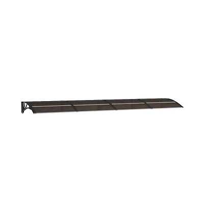 Door Canopy Black Polycarbonate 137.8 x 29.5 in Durable Canopy