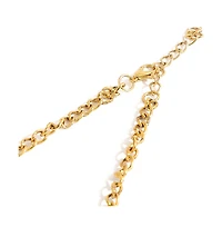 Sohi Women's Gold Plated Statement Necklace