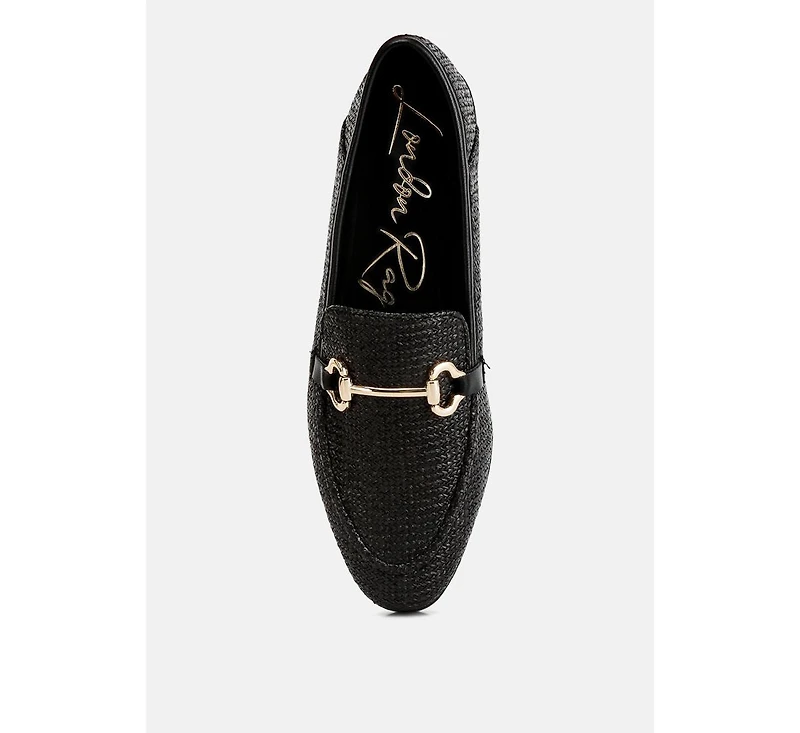 jiro horsebit detail flat loafers