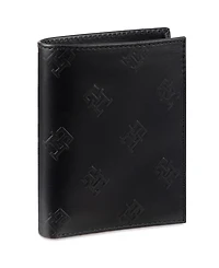 Tommy Hilfiger Men's Rfid Monogram Debossed Slimfold Wallet