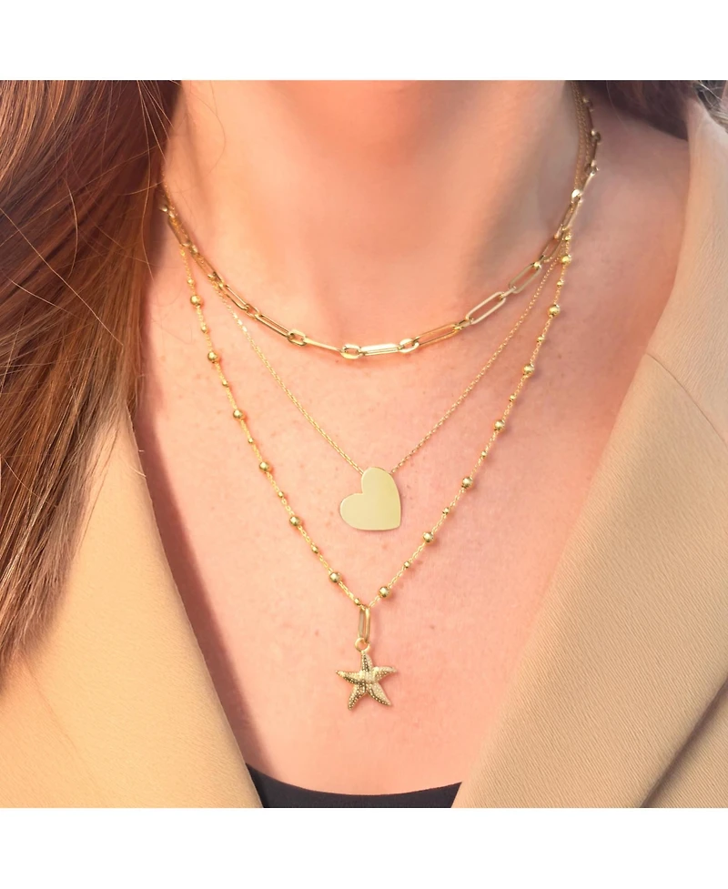 The Lovery Gold Starfish Charm 14K Gold