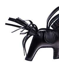 Pre-Owned Hermes Pm So Black GriGri Rodeo Bag Charm Leather