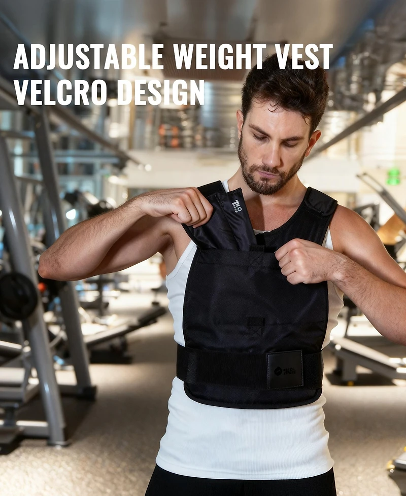 Sugift 22LB Adjustable Weighted Vest with Removable Weights for Men and Women