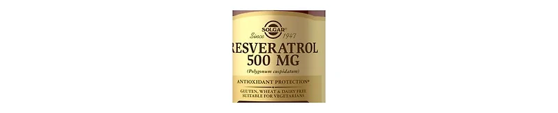Solgar Resveratrol ,500 mg ,30 V Caps