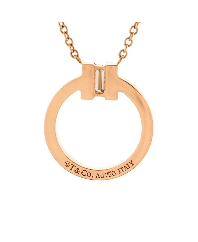 Pre-Owned Tiffany & Co. T Circle Pendant Necklace