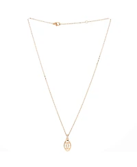 Pre-Owned Cartier Logo Double C Pendant Necklace