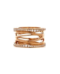 Pre-Owned Bvlgari B.Zero1 Design Legend Zaha Hadid Four Band Ring