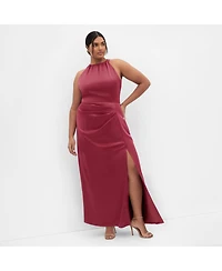 City Chic Women's Celina Halter Maxi Dress