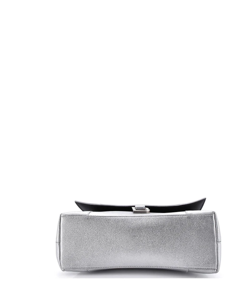 Pre-Owned Balenciaga Small Downtown Soft Hourglass Shoulder Bag Leather