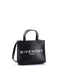 Pre-Owned Givenchy Mini G-Tote 4G Embossed Coated Canvas