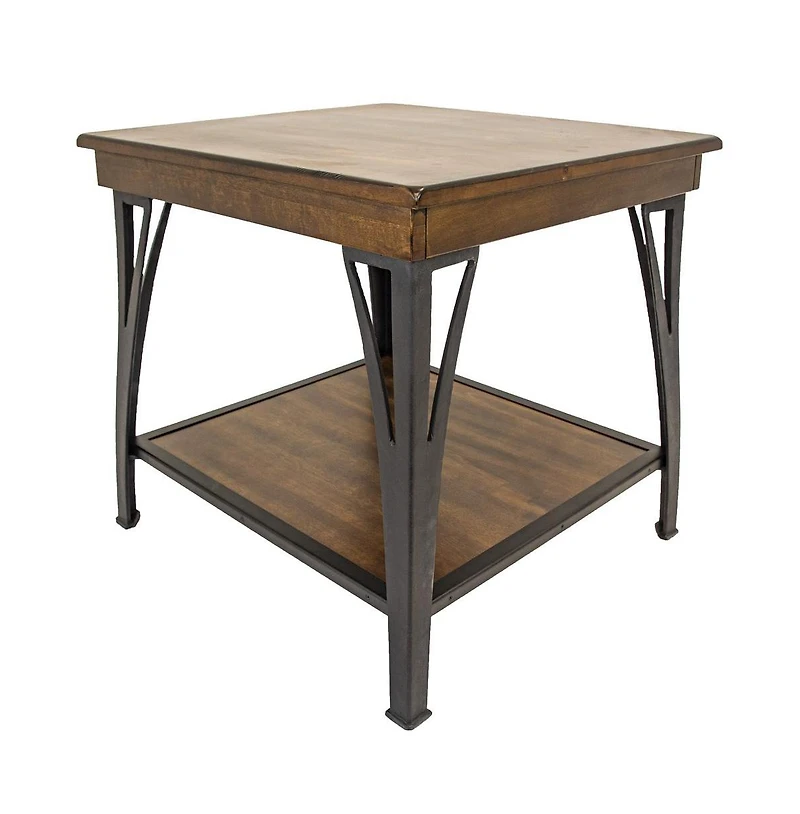 Intercon End Table, 24 x 26 x 24 in Copper