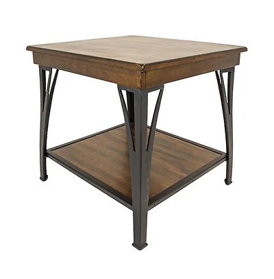 Intercon End Table, 24 x 26 x 24 in Copper