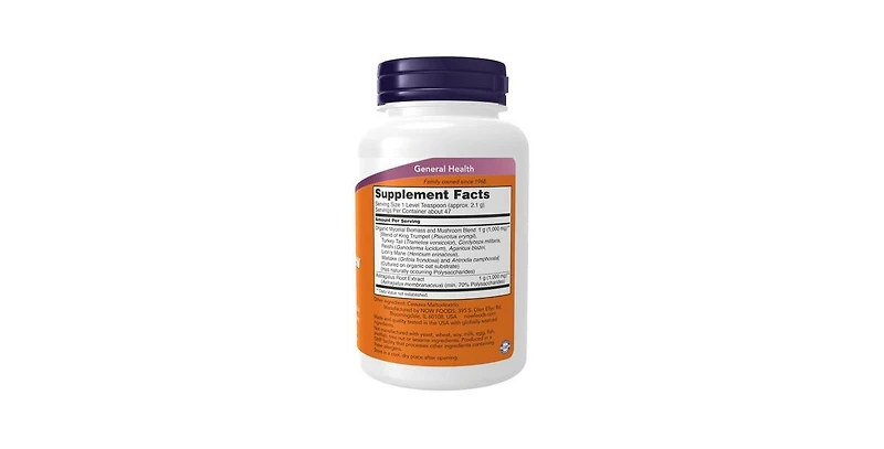 Now Foods Mushroom Immune Renew Powder, 3.5 Oz
