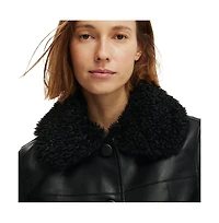 Cotton On Women's Peggy Faux Fur Trim Jacket