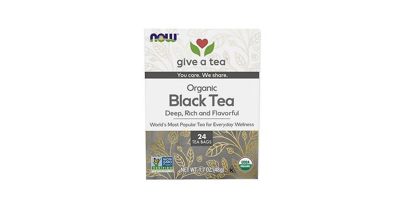 Now Foods Boldly Black Tea, 25 Bags
