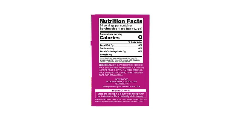 Now Foods Ojibwa Tea, 24 bags