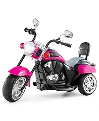 Gymax 6V Electric Kids Motorcycle 3-Wheel Ride On Toy w/ Adjustable Headlight