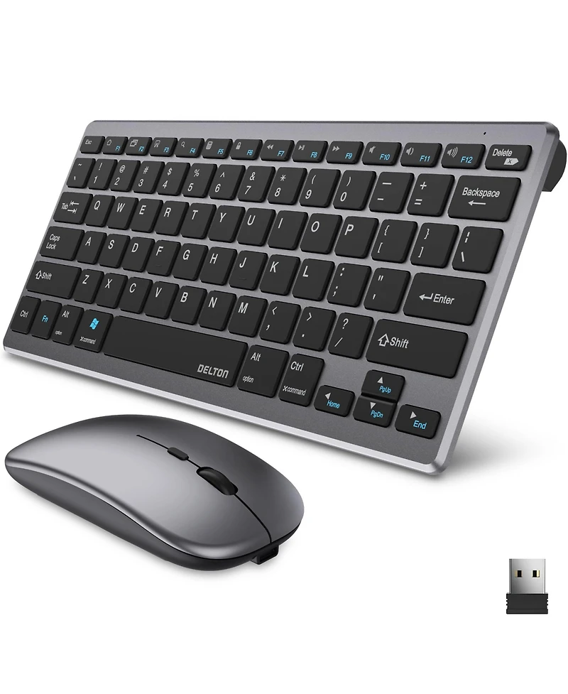 Delton N35 Wireless Slim Keyboard & Mouse Combo (DKMKITMIN35-wb)