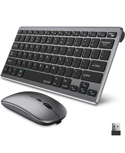 Delton N35 Wireless Slim Keyboard & Mouse Combo (DKMKITMIN35-wb)
