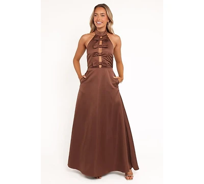 Petal and Pup Women's Norva Maxi Dress - Brown