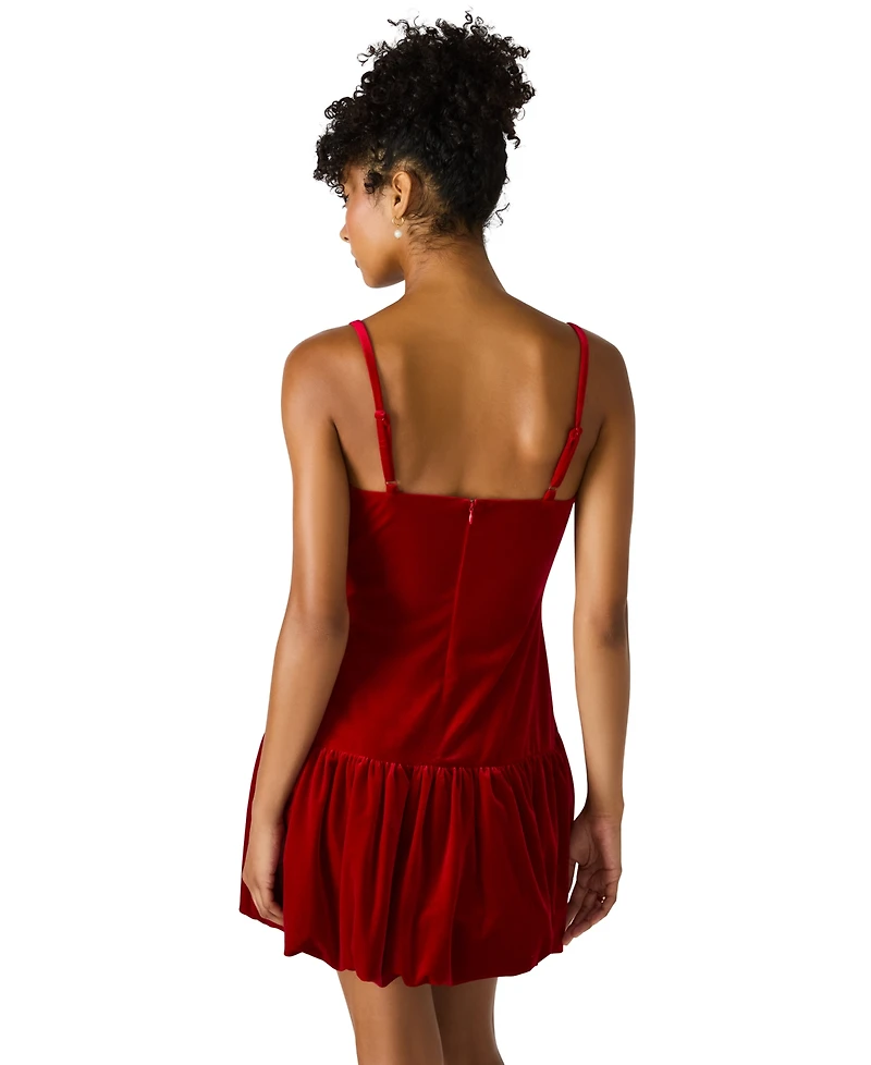 Steve Madden Women's Giovanna Bubble Sleeveless Mini Dress