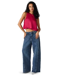 Steve Madden Women's Yazmin Sleeveless Bubble Top