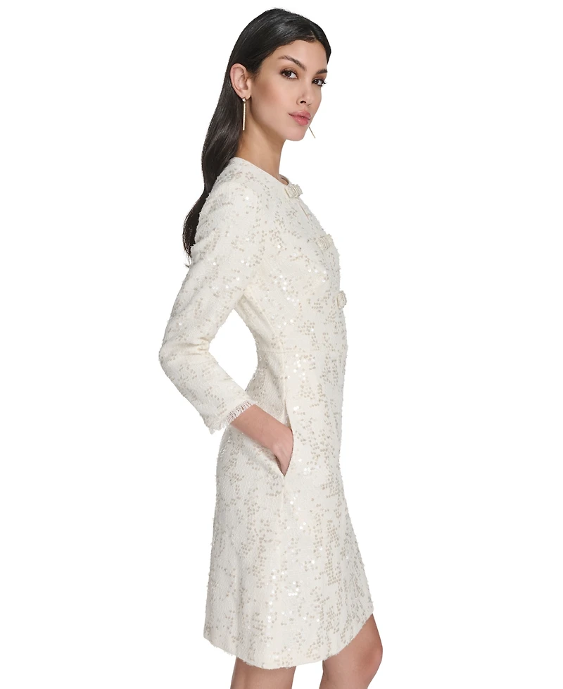 Eliza J Women's Embellished Crew Neck Dress
