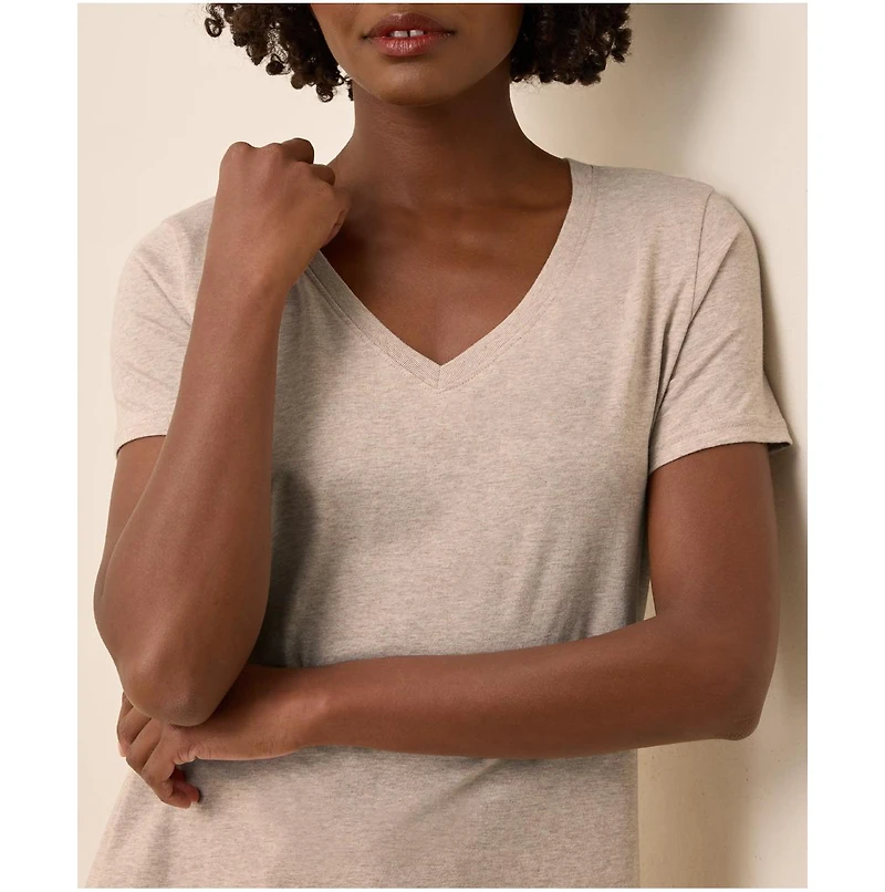 Pact Women's Softspun V-Neck Tee