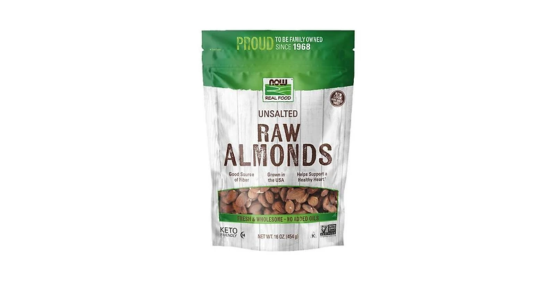 Now Foods Raw Almonds, 1 lb