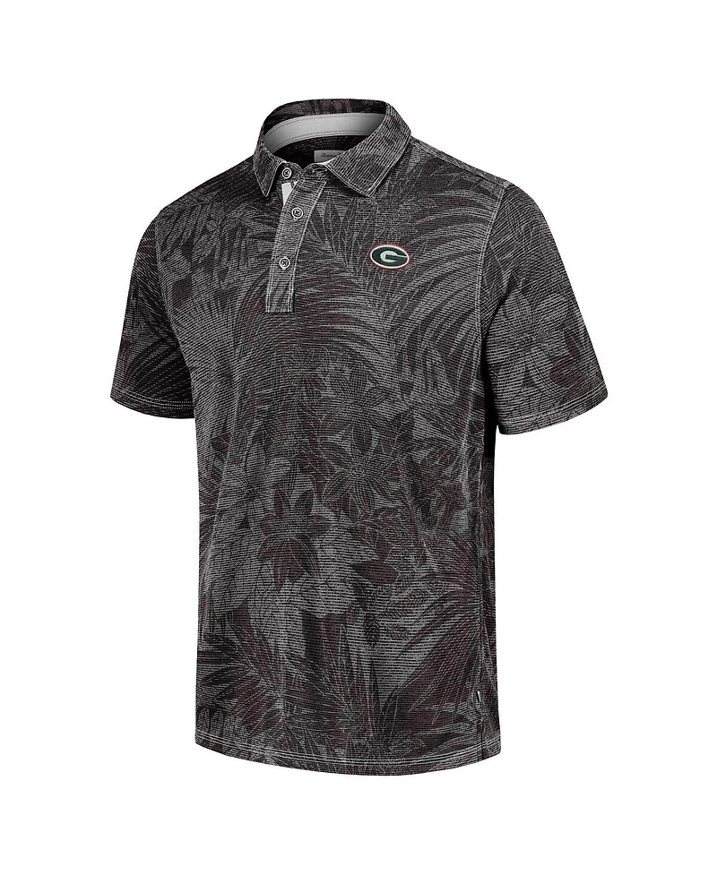 Tommy Bahama Men's Black Georgia Bulldogs Sport Santiago Paradise Polo Shirt