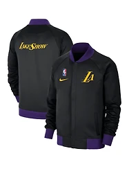 Nike Men's Black Los Angeles Lakers 2024/25 City Edition Authentic Showtime Performance Full-Zip Jacket