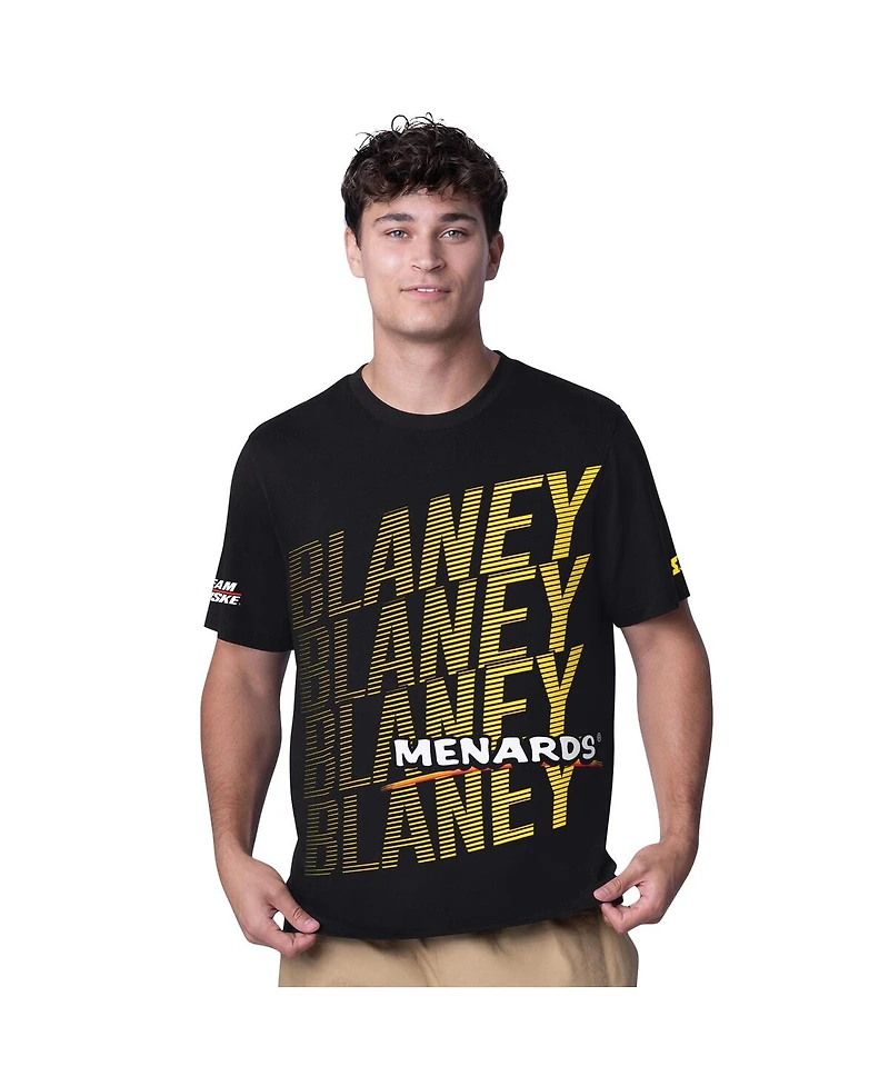 Starter Men's Black Ryan Blaney Menards All Star Extreme T-Shirt